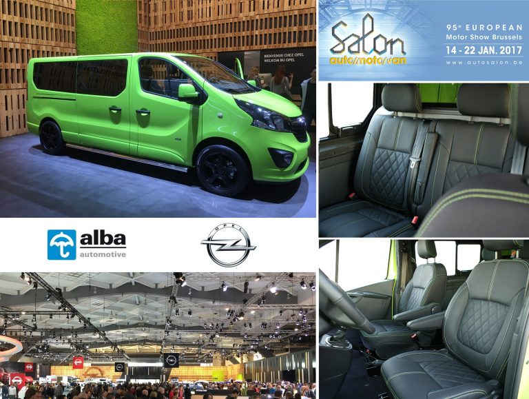 Autosalon Brussel Opel Vivaro Alba Lederen Interieur