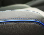 Seat Leon Buffalino Leder Zwart Bies Blauw Detail