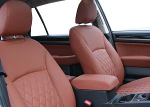 Subaru Outback Buffalino Leder Mustangbruin Diamond Stiksel