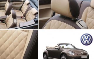 Alba Nieuws VW Beetle Chocoladebruin Lederen Interieur