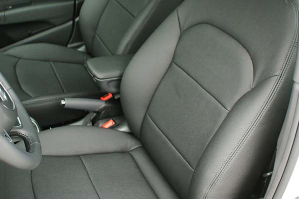 Audi A1 Alba eco-leather®®®®®® zwart Voorstoelen