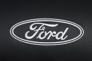 Borduring Logo Ford Wit Stiksel