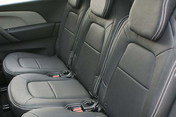 Citroen C4 Grand Picasso Alba eco-leather®®®®®® Zwart Achterbank