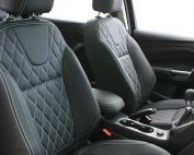 Ford Kuga Buffalino Leder Zwart Diamond Stiksel Voorstoelen