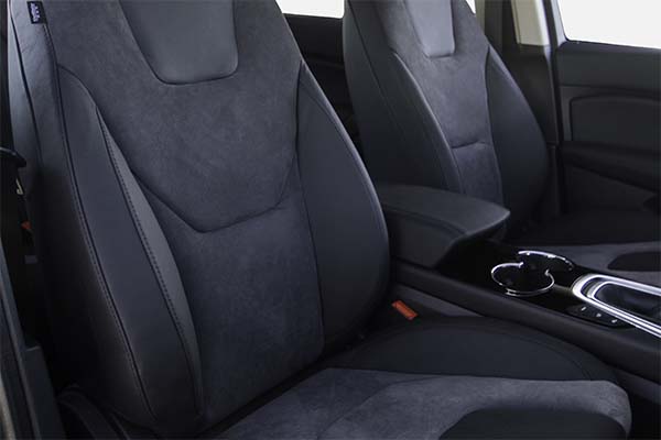 Ford S-Max Buffalino Leder Zwart Alcantara Grijs Voorstoelen