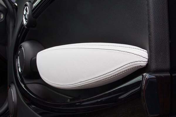 MINI Cooper Alba eco-leather®®®®®® Zwart Wit Deurpaneel