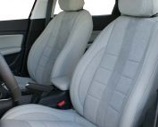 Peugeot 308 Buffalino Leder Titaniumgrijs Alcantara Geperforeerd Voorstoelen