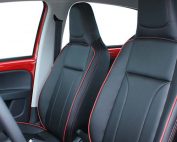 Seat Mii Alba eco-leather®®®®®® Zwart Rood stiksel Perforatie