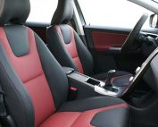 Volvo XC60 Buffalino Leder Zwart Bordeaux Voorstoelen