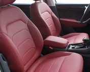 Skoda Kodiaq Buffalino leder Bordeaux Rood voorstoelen