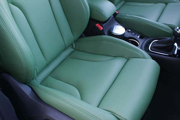 Audi Q3, Speciaal besteld Nappa leder Groen voorstoelen zitting