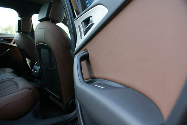 Audi A6, Alba buffalino Leder Nougat Bruin deurpaneel