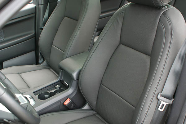 Land Rover Discovery, Alba eco-leather®®®®®® Zwart met Perforatie Voorstoelen