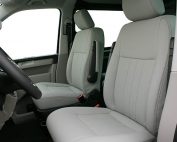 Volkswagen Transporter T6, Alba eco-leather®®®®®® Titanium Grijs voorstoelen