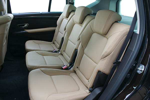 Renault Espace, Alba eco-leather®®®®®® Moonstone achterstoelen