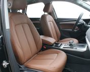 Audi Q5, Alba Kaneel Bruin Nappa Leder Voorstoelen