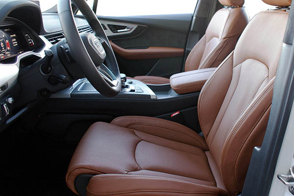Afgekeurd Verkeerd overdrijving Audi SQ7 Alba Origineel Audi Nappa Valcona Leder Cognac