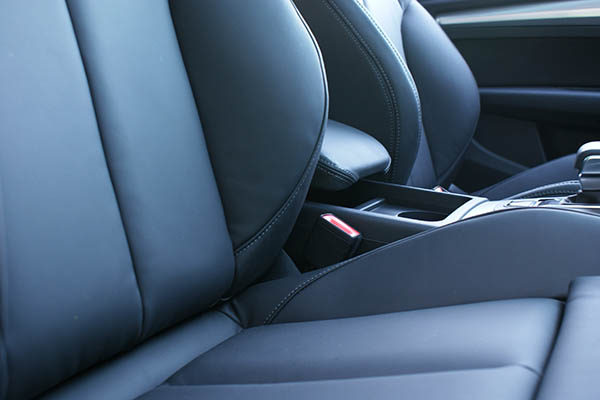 Audi Q5 Alba Zwart Nappa Leder Voorstoelen Detail