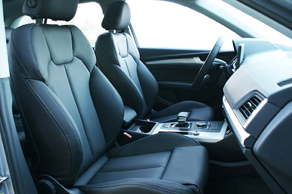 Audi Q5 Alba Zwart Nappa Leder Voorstoelen