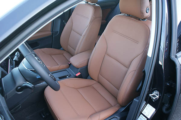 Volkswagen e-Golf Alba eco-leather®®®®®® kaneel bruin voorstoel