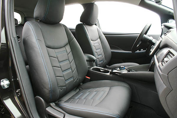 Nissan Leaf Alba eco-leather®®®®®® Zwart Interieur Special Design Voorstoelen