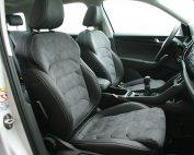 Skoda Kodiaq Alba Buffalino Leder Zwart Alcantara Grijs Interieur Voorstoelen detail