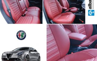 Alfa Romeo Giulietta Alba Rood Nappa Leder Inbouw Compilatie foto