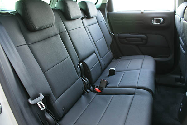 Citroën C3 Aircross Alba eco-leather®®®®®® Zwart Achterbank