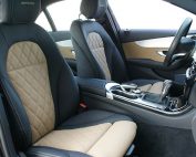 Mercedes Benz C-Klasse W205 Alba eco-leather®®®®®® Zwart Beige Diamond Logo Voorstoelen