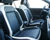 VW T-Roc Alba Buffalino Leder Zwart met Wit Voorstoelen