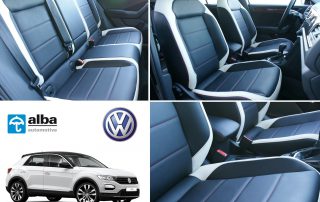 Volkswagen T-Roc Sport Alba Buffalino Leder Zwart Wit