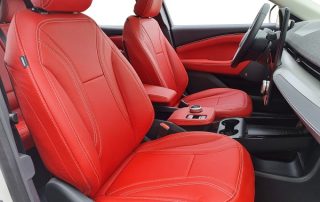 Auto Interieur Zubehör PU Leder Leder Kopfstützenbezüge Schutzpolster Für Mazda BNHHB Autositz Kopfstützenbezug 