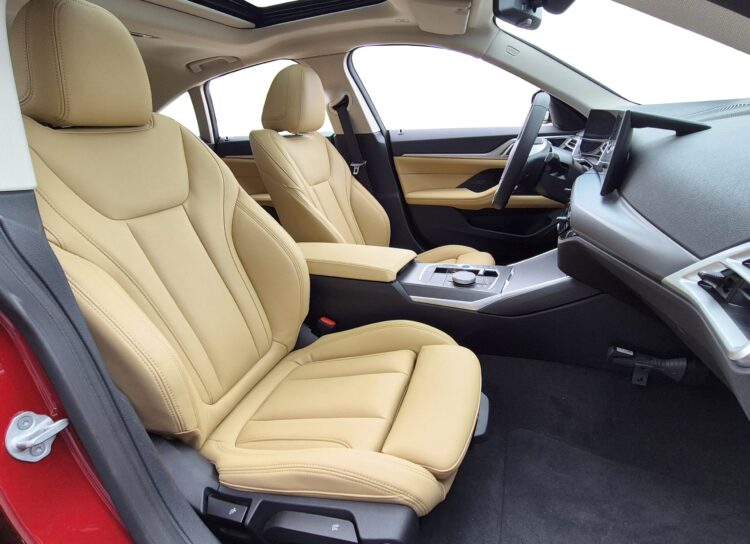 BMW I4 leather
