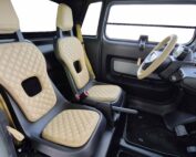 Opel e-rocks bekleden lederinbouw