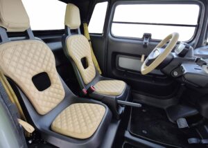 Opel e-rocks bekleden lederinbouw