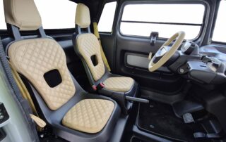 Opel e-rocks bekleden lederinbouw