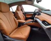 Skoda Enyaq met nappa Cognac.