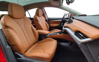 Skoda Enyaq met nappa Cognac.