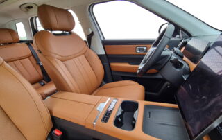 Jaecoo 9 met nappa cognac interieur